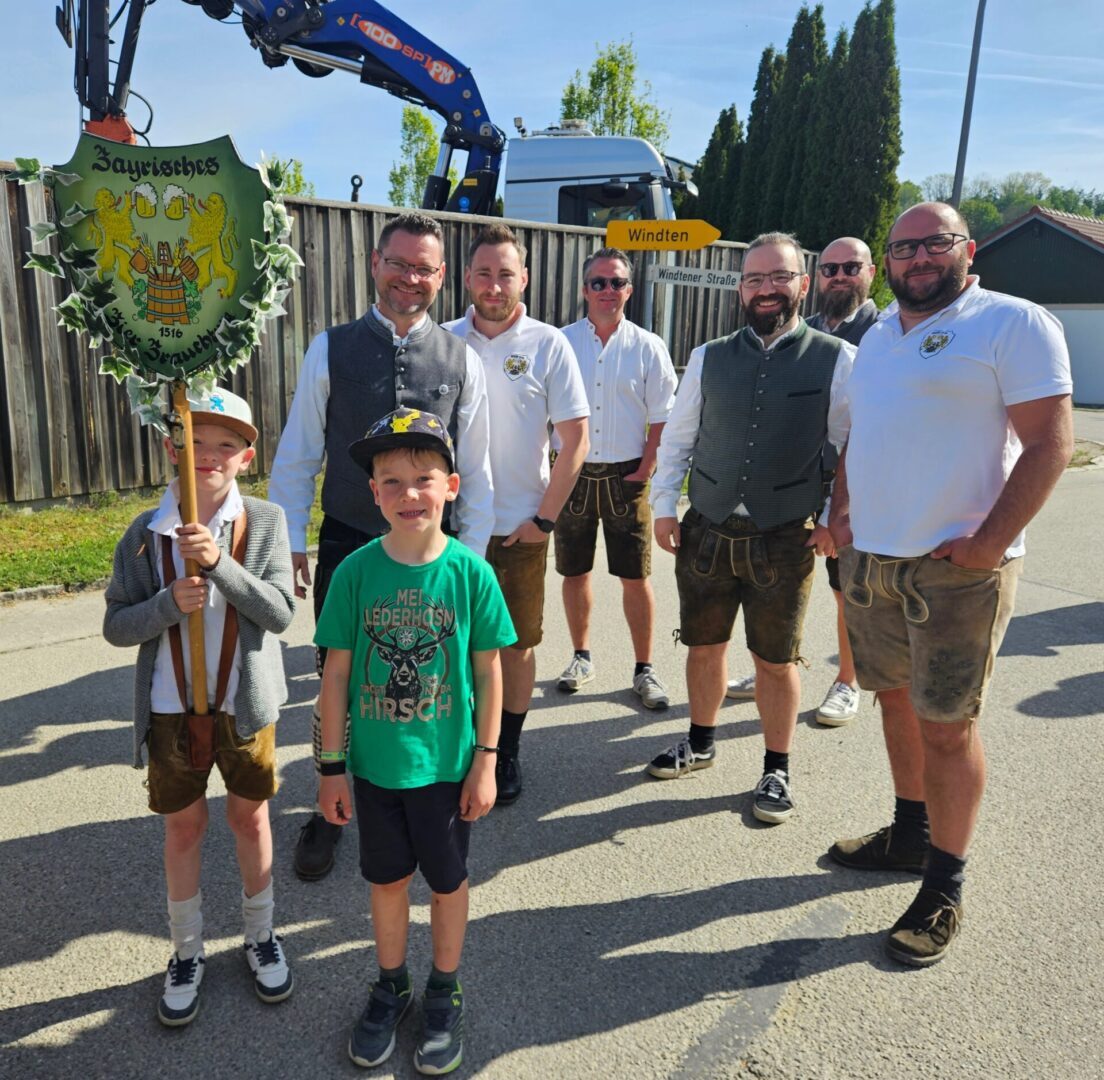 Taferlbua mit der kleinen aber feinen Gruppe BBBler